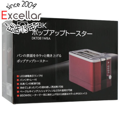 DBK ポップアップトースター DKT081WRA [管理:1100053749]_画像1