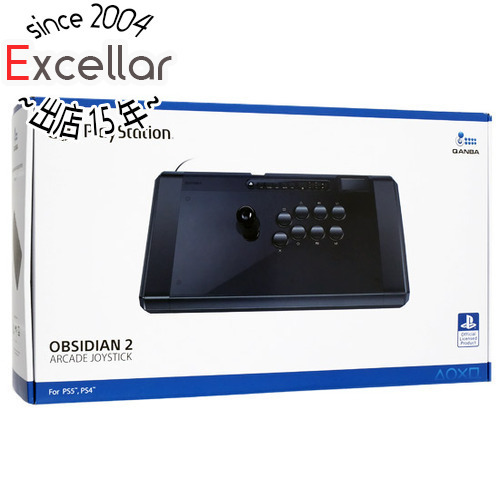 【中古】Qanba Qanba Obsidian 2 アーケード ジョイスティック Q7 PS5/PS4/PC 元箱あり [管理:1350011227]
