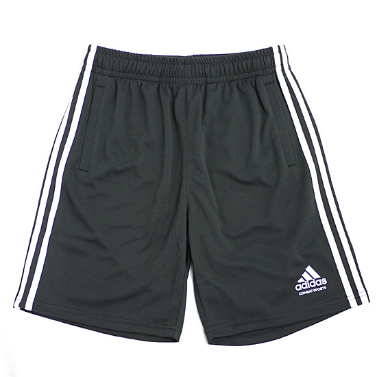 adidas アディダス L サイズ Tシャツ＆ハーフトラックパンツセット S21KTW1 Grey/White [管理:1400000423]_画像2