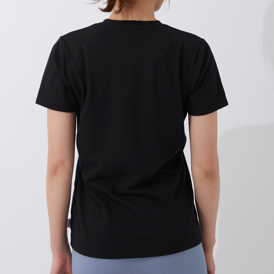 【ゆうパケット対応】FILA フィラ 半袖Tシャツ Lサイズ ブラック 412-693 [管理:1400000527]_画像3
