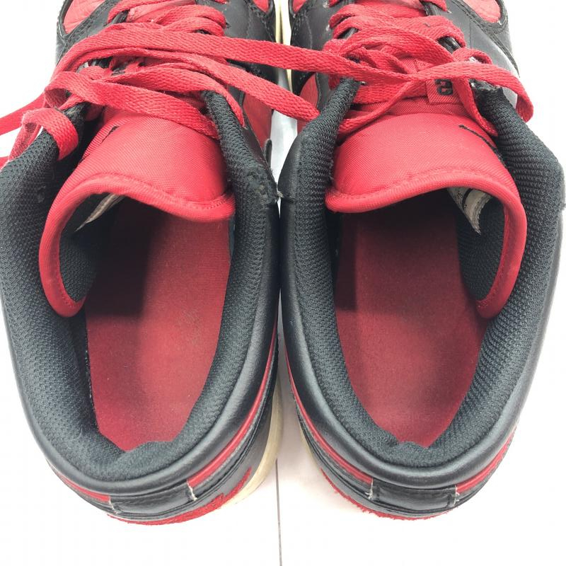 【中古】NIKE AIR JORDAN 1 LOW Black/Gym Red サイズ30㎝ ナイキ エアジョーダン[240091340343]_画像8