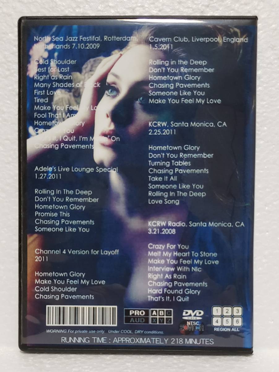 ADELE ベストライブ特集 2008 - 2011 アデル 2DVD_画像2