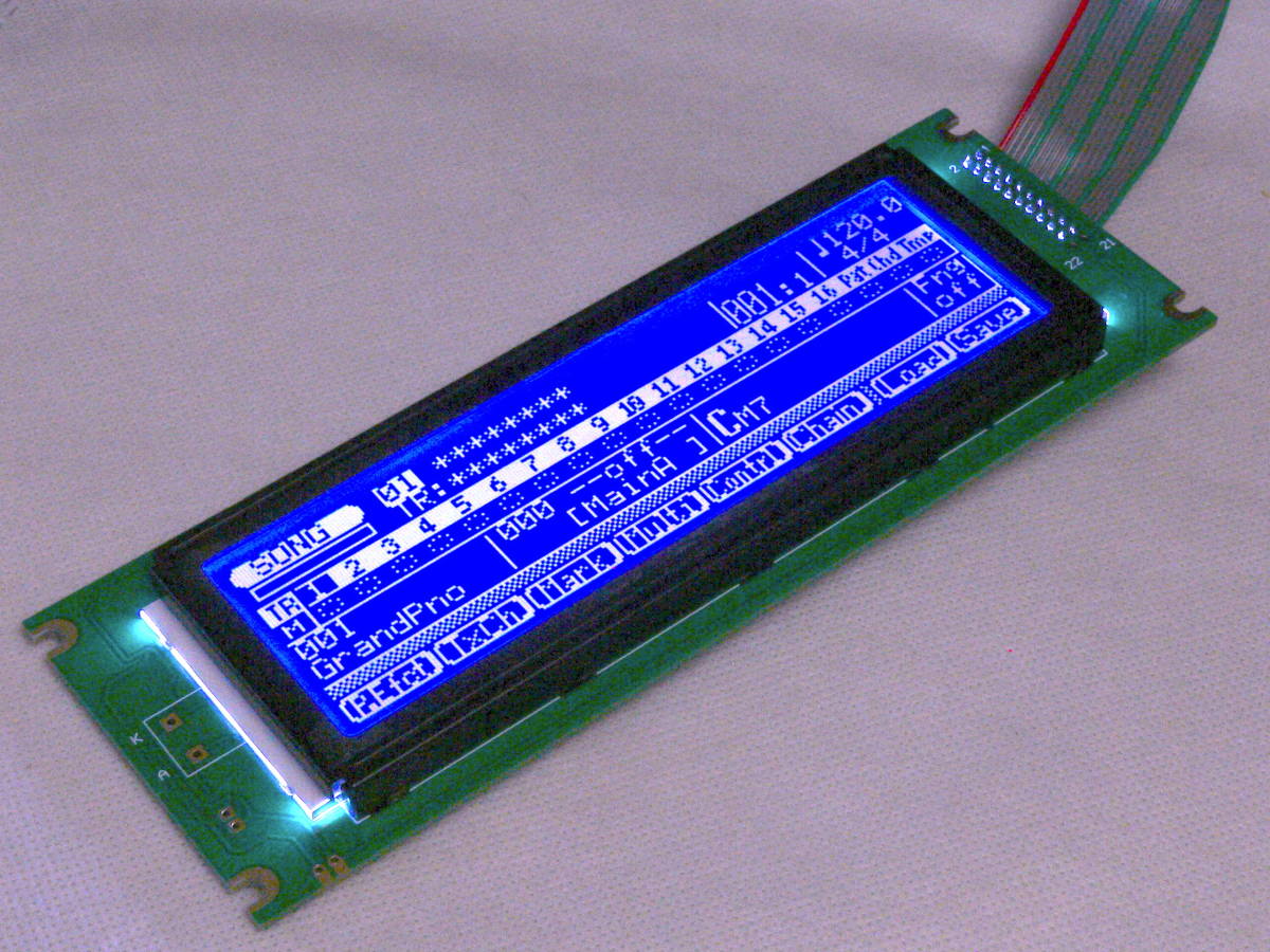 [特価] YAMAHA EOS B900/EX 用 高輝度ブルー LEDバックライト液晶ディスプレイ_画像1