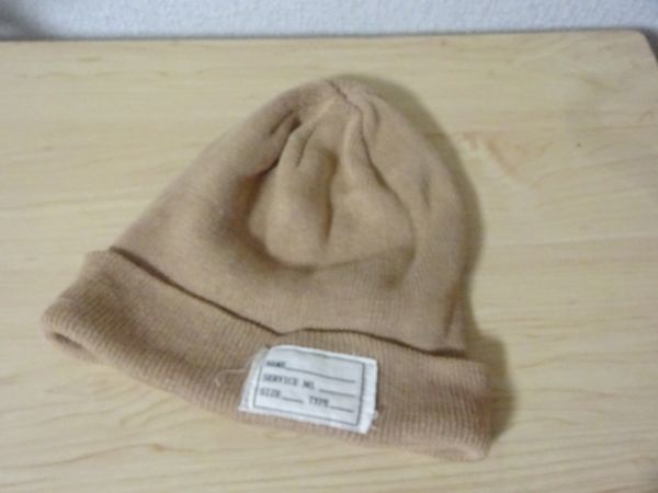 ∵ SHIGEMATSU ∵ メンズ・レディース　ベージュ色　ニット帽　サイズ５７cm〜５９cm　キャップ　帽子　コットン帽_画像5
