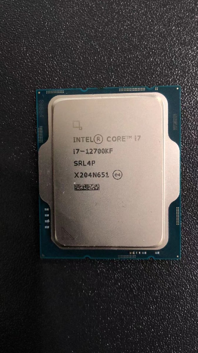 CPU インテル Intel Core I7-12700KF プロセッサー 中古 動作未確認 