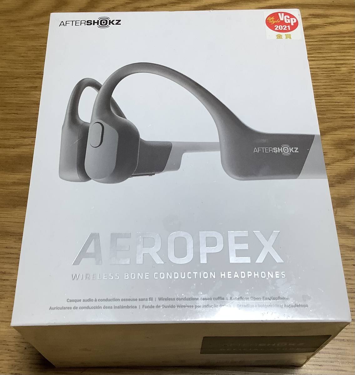 送料込/Shokz骨伝導イヤホンAEROPEXルナグレイ/未使用