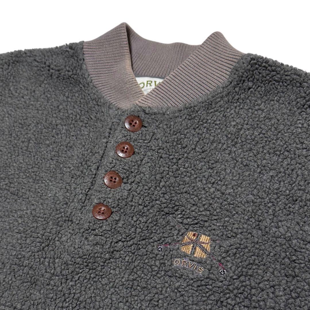 5100円 【00s】ORVIS ボアフリース ヘンリーネック - フリース 5100円 【00s】ORVIS ボアフリース ヘンリーネック - フリース