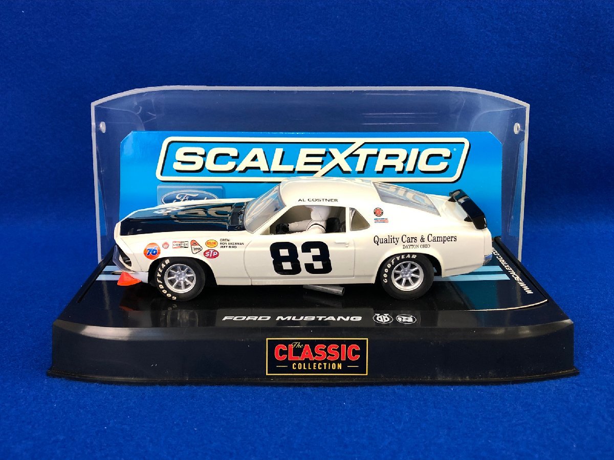 ★中古品★スロットカー C2890 フォード マスタング AL COSTNER No83 SCALEXTRIC スケーレックストリック_画像1