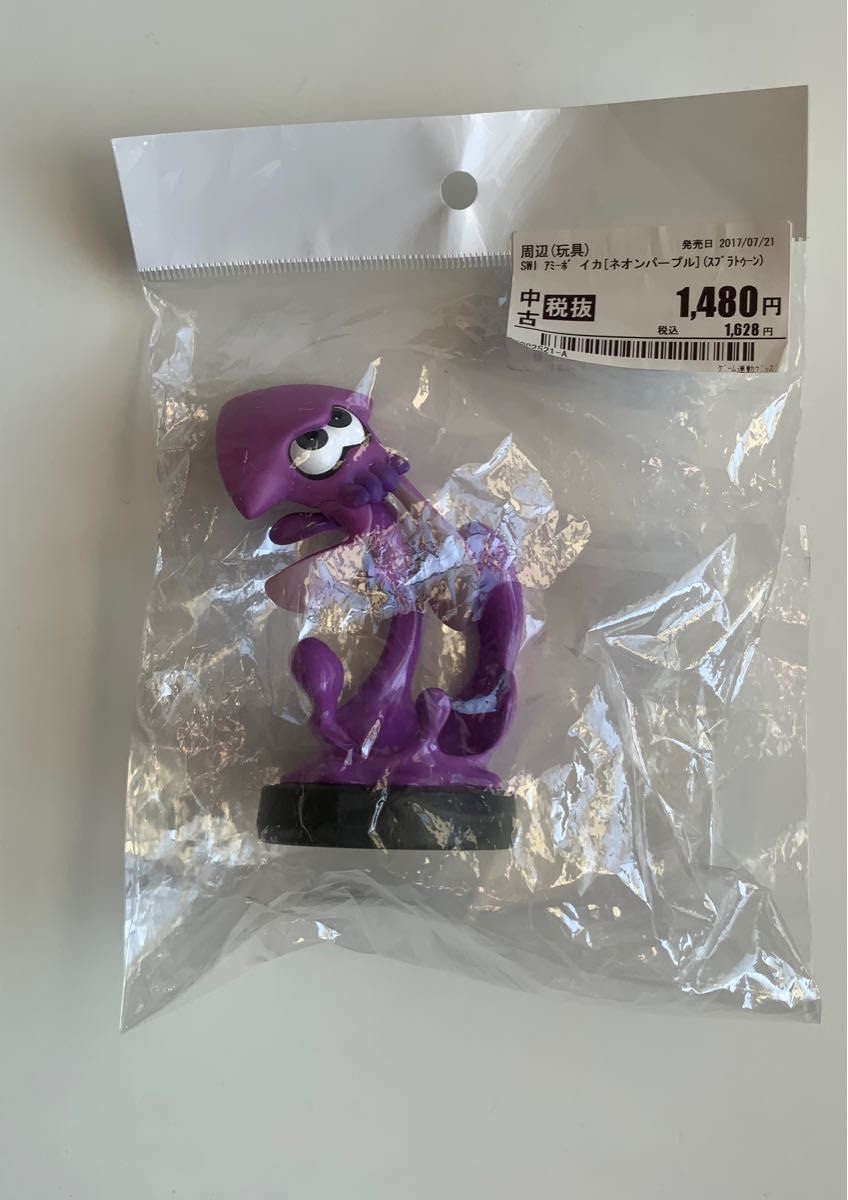 amiibo スプラトゥーン イカ ネオンパープル アミーボ 中古