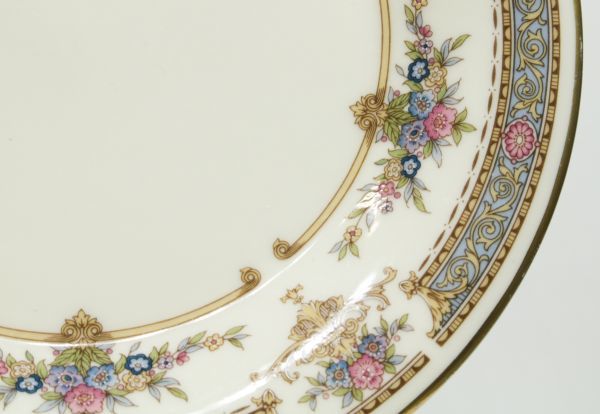 良品 ペルシャローズ プレート 8枚 16.5cm ミントン 1793 クリーム/花柄/金彩 PERSIAN ROSE MINTON_画像4