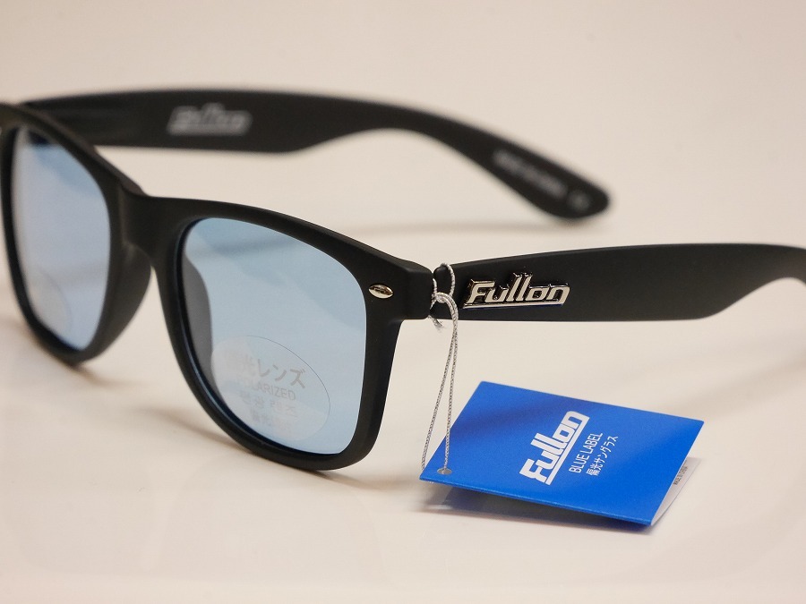 【新品】FULLON サングラス 偏光レンズ FBL039-15 - Matte Black / Light Blue Polarized - BLUE LABEL 正規品_画像4