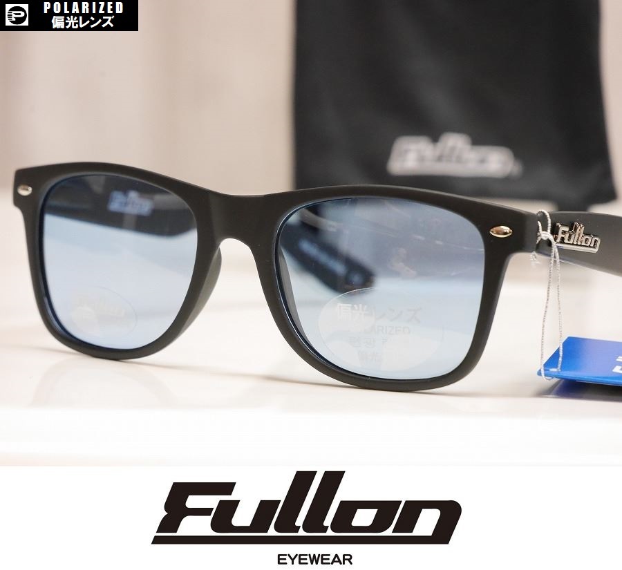 【新品】FULLON サングラス 偏光レンズ FBL039-15 - Matte Black / Light Blue Polarized - BLUE LABEL 正規品_画像1