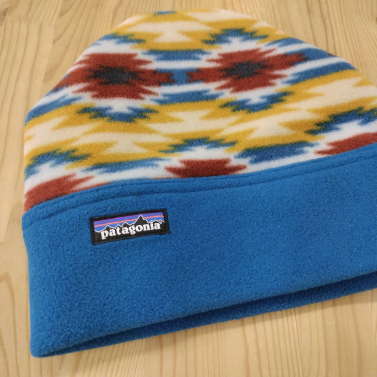 【1円～】新品　patagonia(パタゴニア)　ニット帽　フリース　Synch Alpine Hat　シンチラアルパインハット　Wild Desert/Plairie Gold　S_画像10