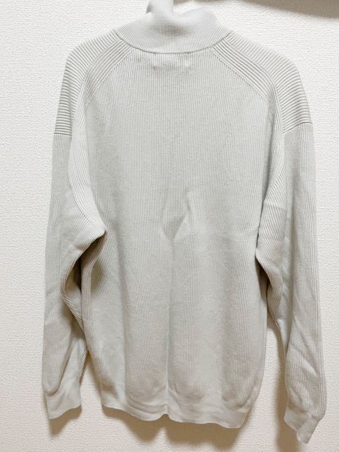 Graphpaper High Density High Neck Zip Knit BONE 美品　送料込み　グラフペーパー　ニットセーター