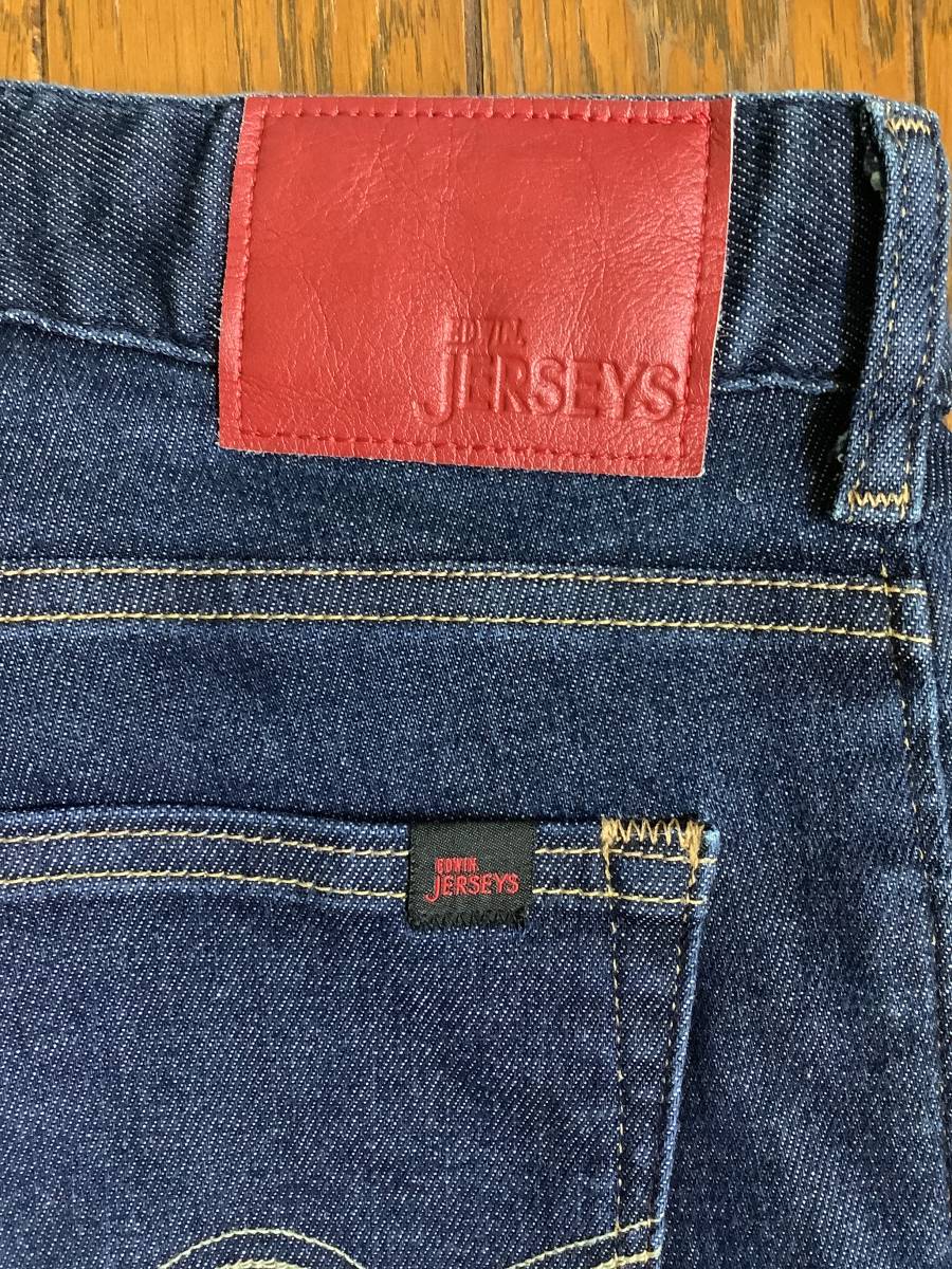 [ beautiful goods, superior article ]EDWIN JERSEYS Edwin E505-2366 Denim jeans cotton pants SIZE:S / dark blue / stretch material / men's 