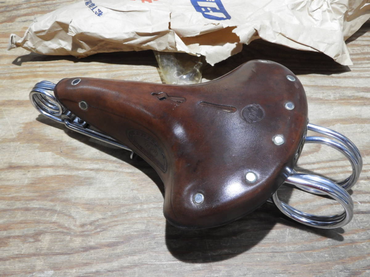 貴重ナショナル実用自転車純正ハンモックサドル問屋の長期保管品 貴重ナショナル実用自転車純正ハンモックサドル問屋の長期保管品