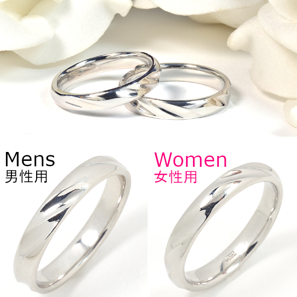 【結婚指輪】【新品即決】Pt900 マリッジリング 女性用 レディース 3.1mm プラチナ 高品質 つけ心地◎ シンプル 内甲丸 MM016L_画像2