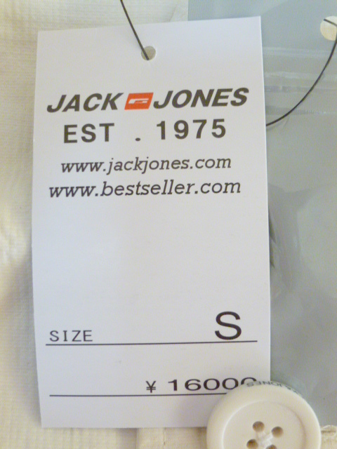 JACK JONES★激安新品★高級厚手ジャケット☆白色☆Ｓ☆z0496_画像10