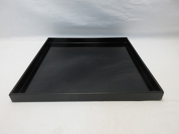 I10397 [ beautiful goods . stone tool black paint four person serving tray flat serving tray 5 customer .. seat serving tray paper box ] inspection ). tea utensils tea utensils . stone tray angle serving tray angle tray peace thing peace tool .. tray tea . tea .ⅱ