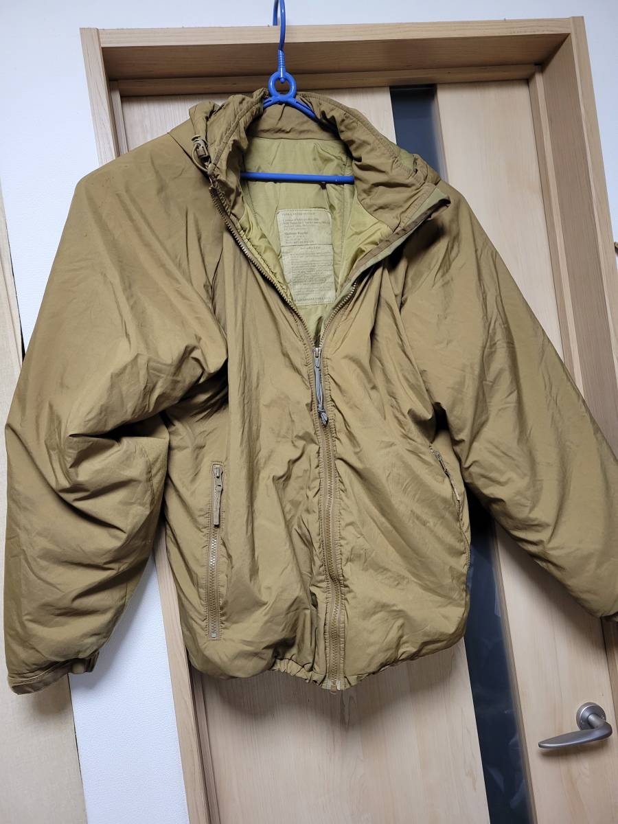 米軍放出本物 USMC レベル7 プリマロフトパーカー L7 coyote ワイルドシングス WILDTHINGS level7 ECWCS 海兵隊 コヨーテ PRIMALOFT JACKET_画像1