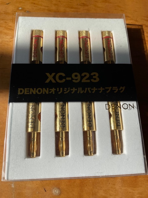 ★★希少品★★DENONオリジナル★スピーカーバナナプラグセット★XC923★８本セット★_画像1