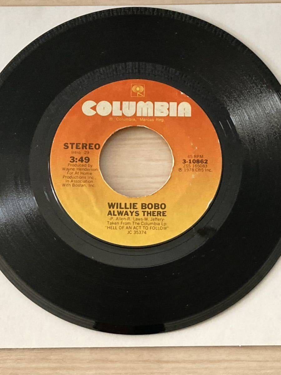 Always there/ Willie Bobo/ US original /7inch/ Muro /Dev Large / Koco/breaks/ break beats/ レア/ soul /funk/ 45/ rare groove /UBBの画像1