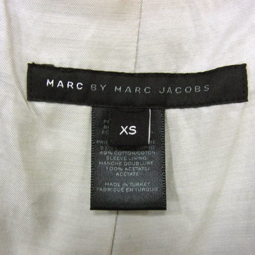 定価10万円●MARC BY MARC JACOBS マークジェイコブス チェスターコート ロングコート ウール レディース XSサイズ ミリタリー 正規品_画像9