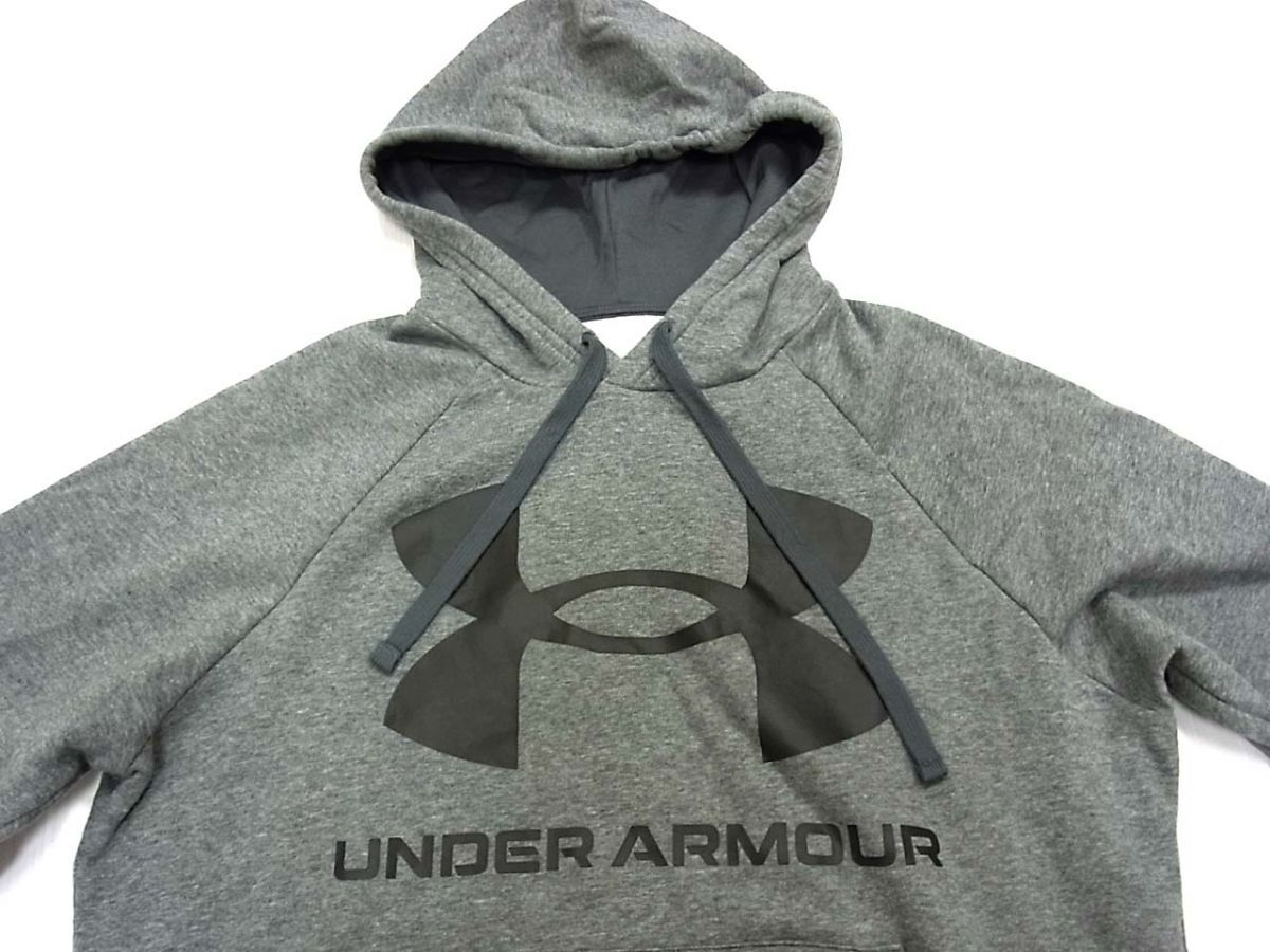 ◆UNDER ARMOUR アンダーアーマー パーカー COLDGEAR UAライバルフリースフーディー スウェット メンズ 1円スタート_画像3