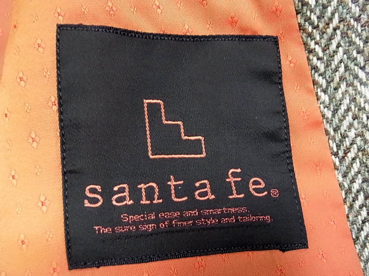 ◇Santa fe サンタフェ ツイードジャケット テーラードジャケット メンズ ゴルフ 1円スタート_画像6