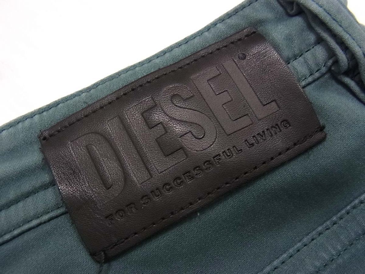 定価52.800円☆DIESEL ディーゼル JOGG JEANS ジョグジーンズ スウェットデニム ストレッチ THOMMER CB-NE パンツ USED加工 メンズ 069MM_画像4