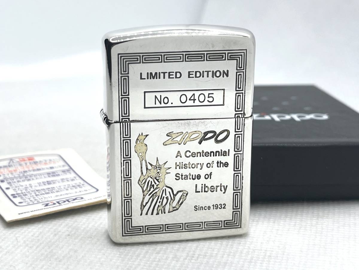 美品 ZIPPO ジッポー 1993年 限定品 自由の女神 ライター シリアル有 付属品有_画像1