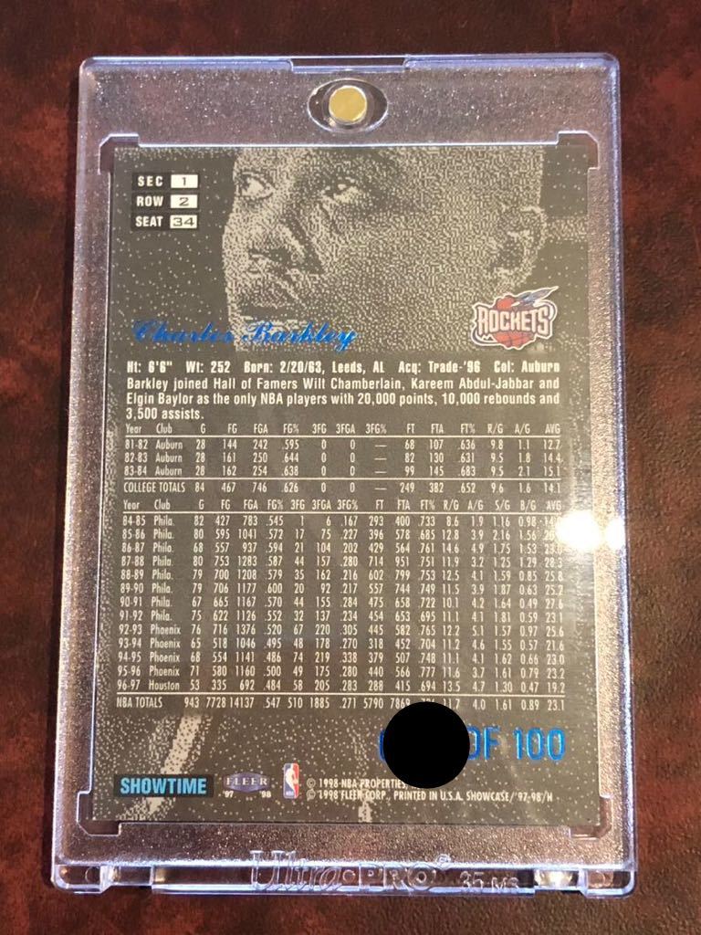 【CHARLES BARKLEY】97-98 flair showcase ROW2 ★legacy collection★_画像2