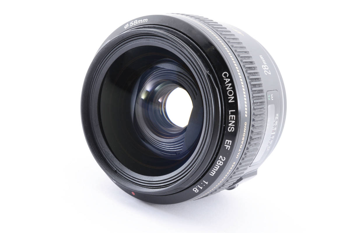 元箱 ケース 取扱説明書付 ★極上美品★ Canon キヤノン EF28mm F1.8 USM 単焦点レンズ フルサイズ対応 (3667)_画像2