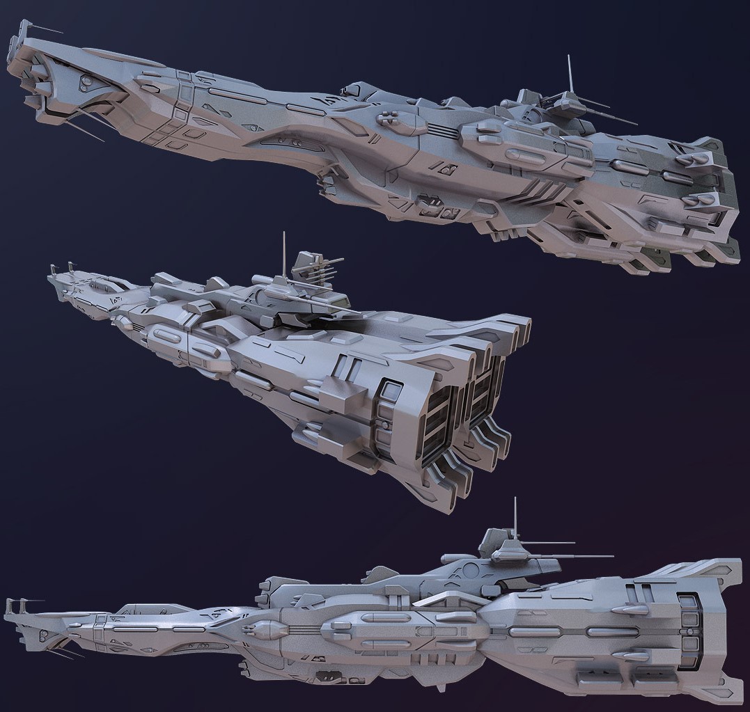 1/8000 SDF-1 墜落前 3Dプリント 未組立 宇宙船 宇宙戦艦 宇宙空母 異星人船 Spacecraft Space Ship Space Battleship SF_画像1