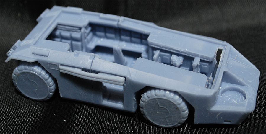 1/72 APC アーマードパーソナルキャリア エイリアン 海兵隊 兵員輸送車 Armored Personnel Carrier Vehicle Aliens 3Dプリント 組立キット_画像6