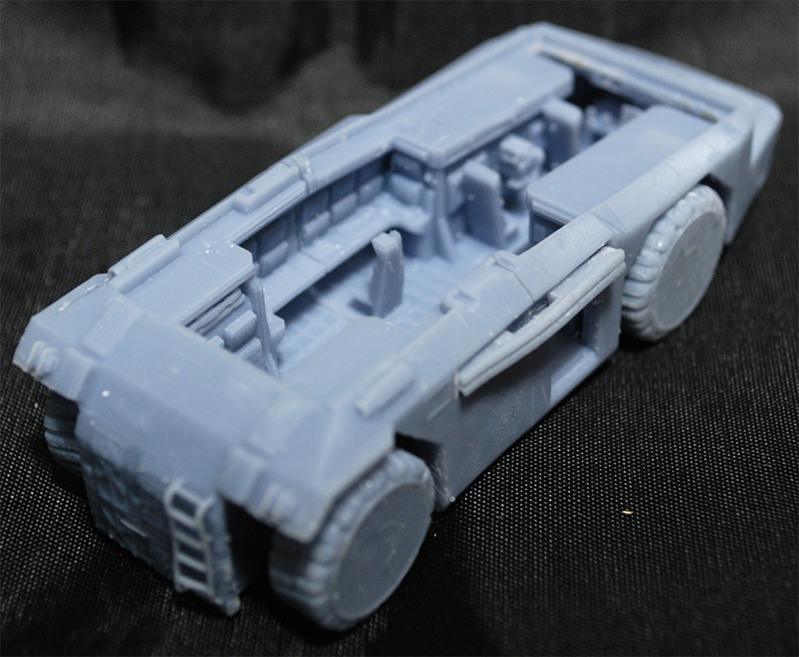 1/72 APC アーマードパーソナルキャリア エイリアン 海兵隊 兵員輸送車 Armored Personnel Carrier Vehicle Aliens 3Dプリント 組立キット_画像8