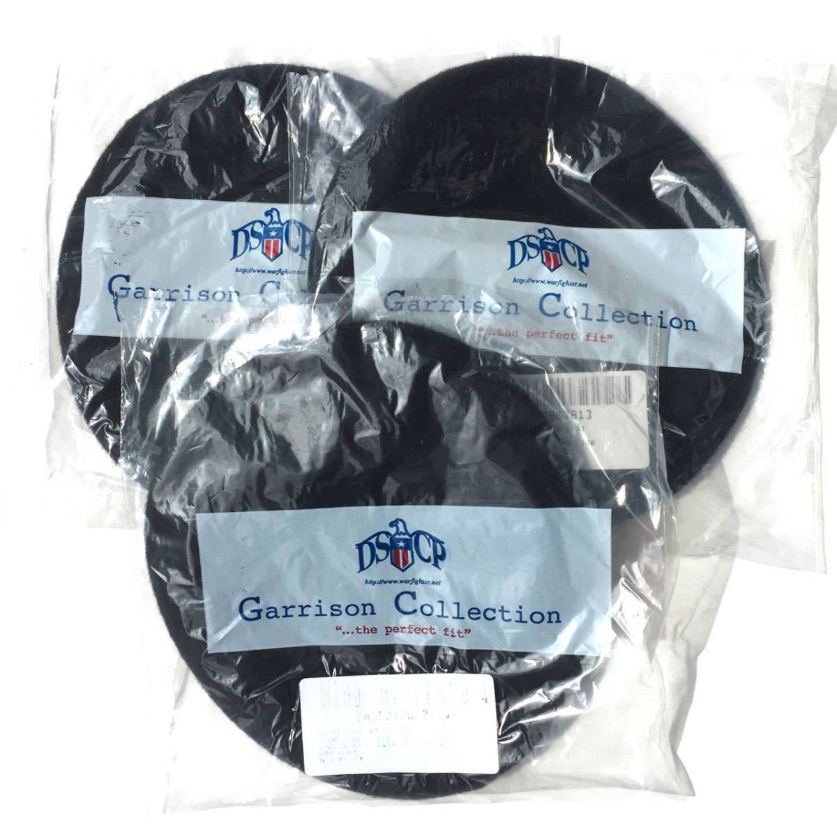 米軍実物ベレー帽ウール黒ブラック サイズ8 ミリタリーUSA製デッドストック アメリカ軍USA製MADE IN USAメンズ新品レディース未使用 放出品の画像10