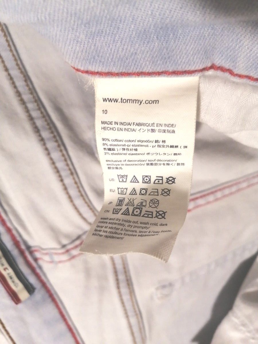 TOMMY HILFIGER トミーヒルフィガー  ジーンズ デニム パンツ 10 裾スリットデザイン