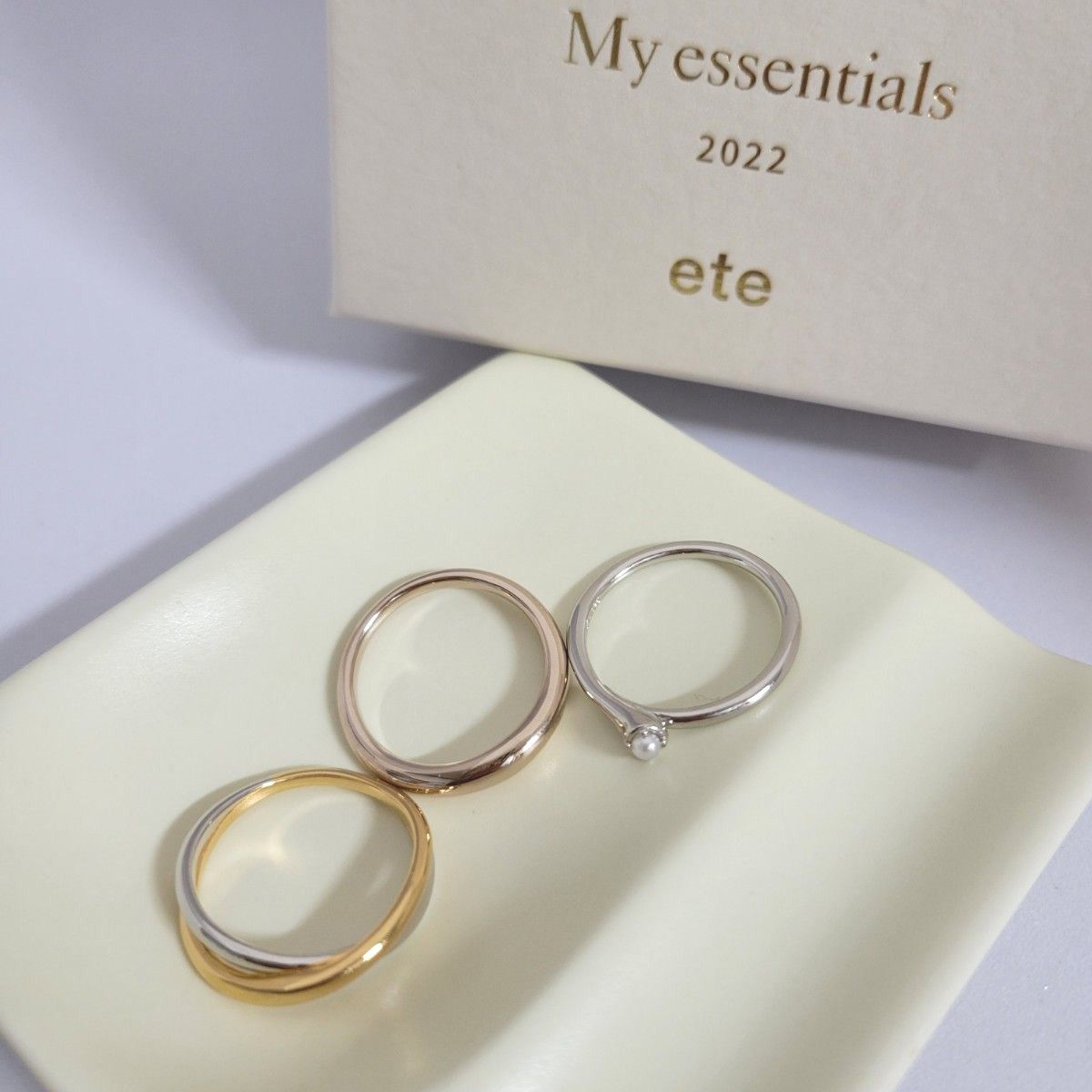 未使用 ete エテ エッセンシャル パズルリング リング 13号 限定 未使用 ete エテ エッセンシャル パズルリング リング 13号 限定