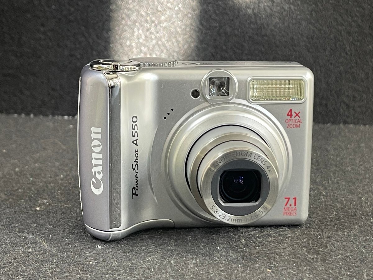 KK0601-61I　ゆうパック着払い　Canon　Power Shot A550 5.8-23.2ｍｍ　1:2.6-5.5　コンパクトデジタルカメラ　キャノン　パワーショット_画像2