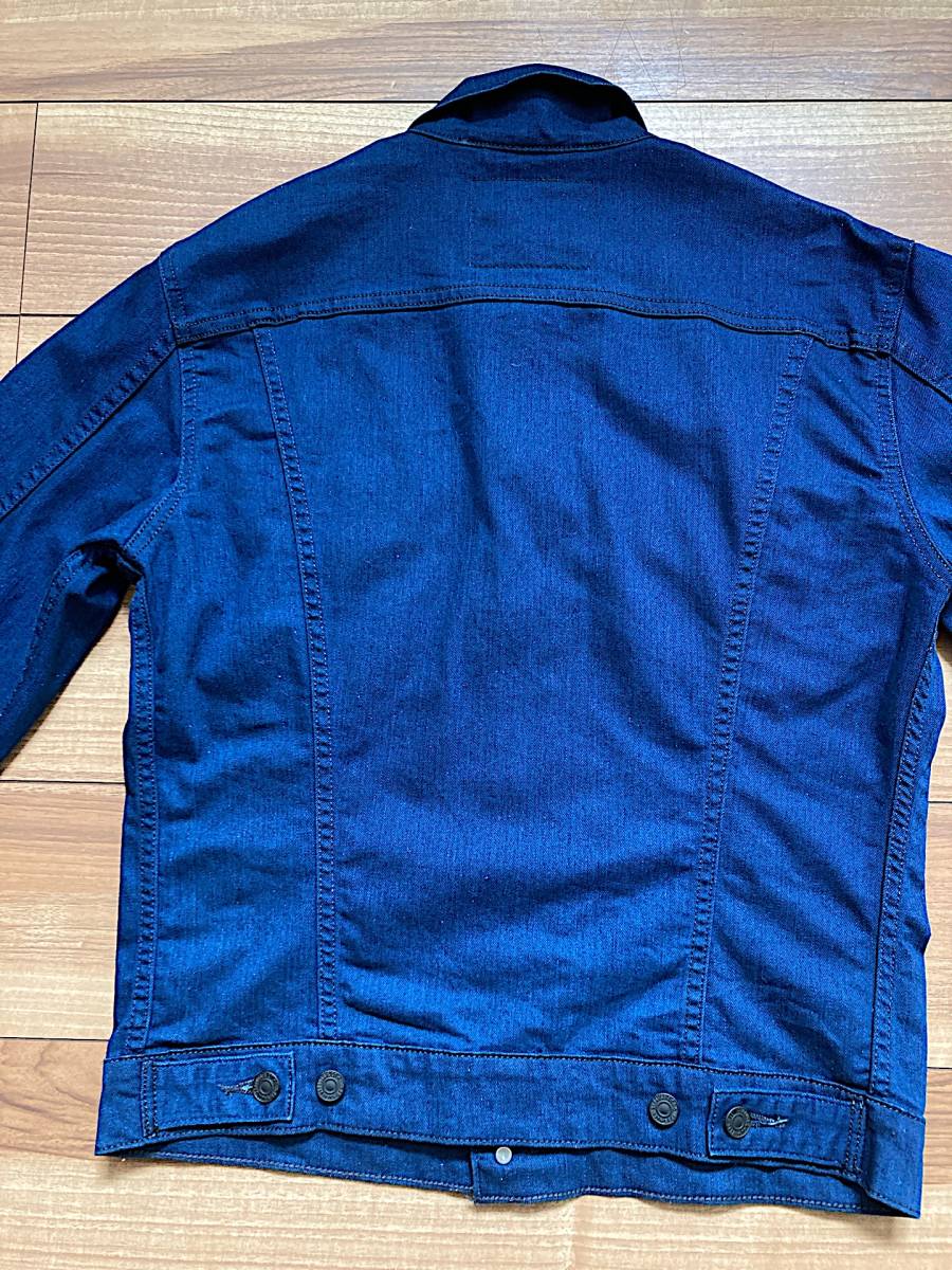 Mサイズ Levi's リーバイス ストレッチデニム ジャケット Gジャン 濃紺 アメカジ 古着 サードタイプ _画像8