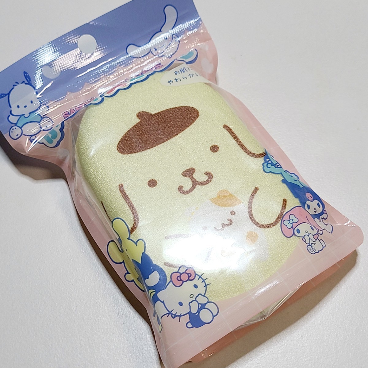  body sponge body towel bath Sanrio Pom Pom Purin 01