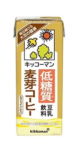 kiko- man low sugar quality soybean milk drink wheat . coffee 200ml ×18ps.@[ calorie 50%OFF]