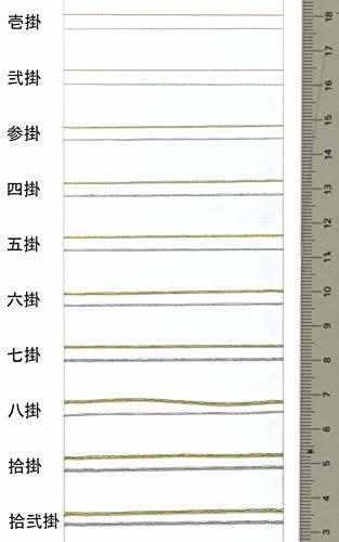 【町田絲店】ソフト金銀糸(25m) 装飾糸 手芸用糸/クラフト用糸/ジュエリー用糸/刺し子用糸 (金 7掛)_画像4