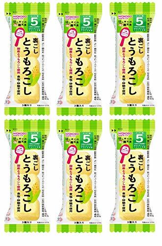 和光堂 はじめての離乳食 裏ごしとうもろこし 1.7g×6個 [5か月から幼児期まで]_画像1