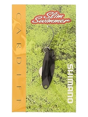 シマノ(SHIMANO) カーディフ エリアスプーン スリムスイマー 1.5g TR-0018 12S ブラック 972286 ルアー_画像1