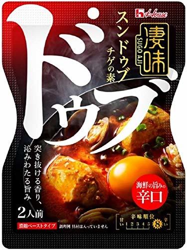 ハウス 凄味 スンドゥブチゲの素 海鮮の旨みの辛口 75g ×10個_画像1