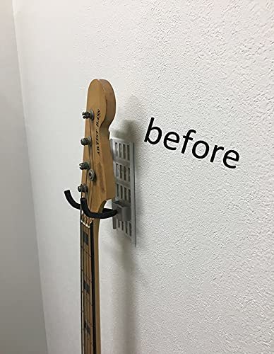 若林製作所 壁美人 ホチキスで取付壁掛けフック 石こうボード専用ギター掛け ギターヒーロー用 マグネットカバー 白 GH-02W-M 大/69×_画像3