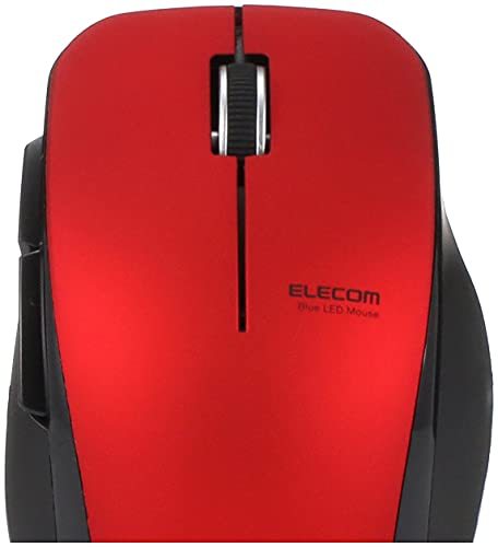  Elecom mouse wireless ( receiver attached ) M size 5 button ( to return *.. button installing ) quiet sound red M-FBL01DBXSRD