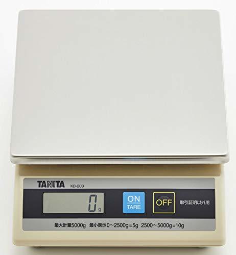タニタ クッキングスケール キッチン はかり 業務用 防滴 卓上スケール (取引証明以外用) 5kg KD-200_画像3